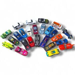 Hot Wheels Matchbox 25 Mixed Diecast Toy Car Lot – Splittin’ Image Pack